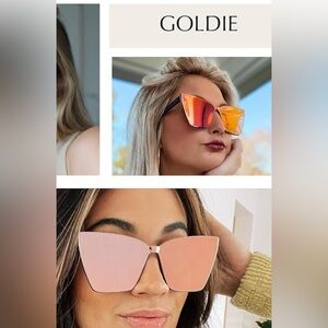 Goldie Women's Sunglasses - Vibrant Pink and Orange